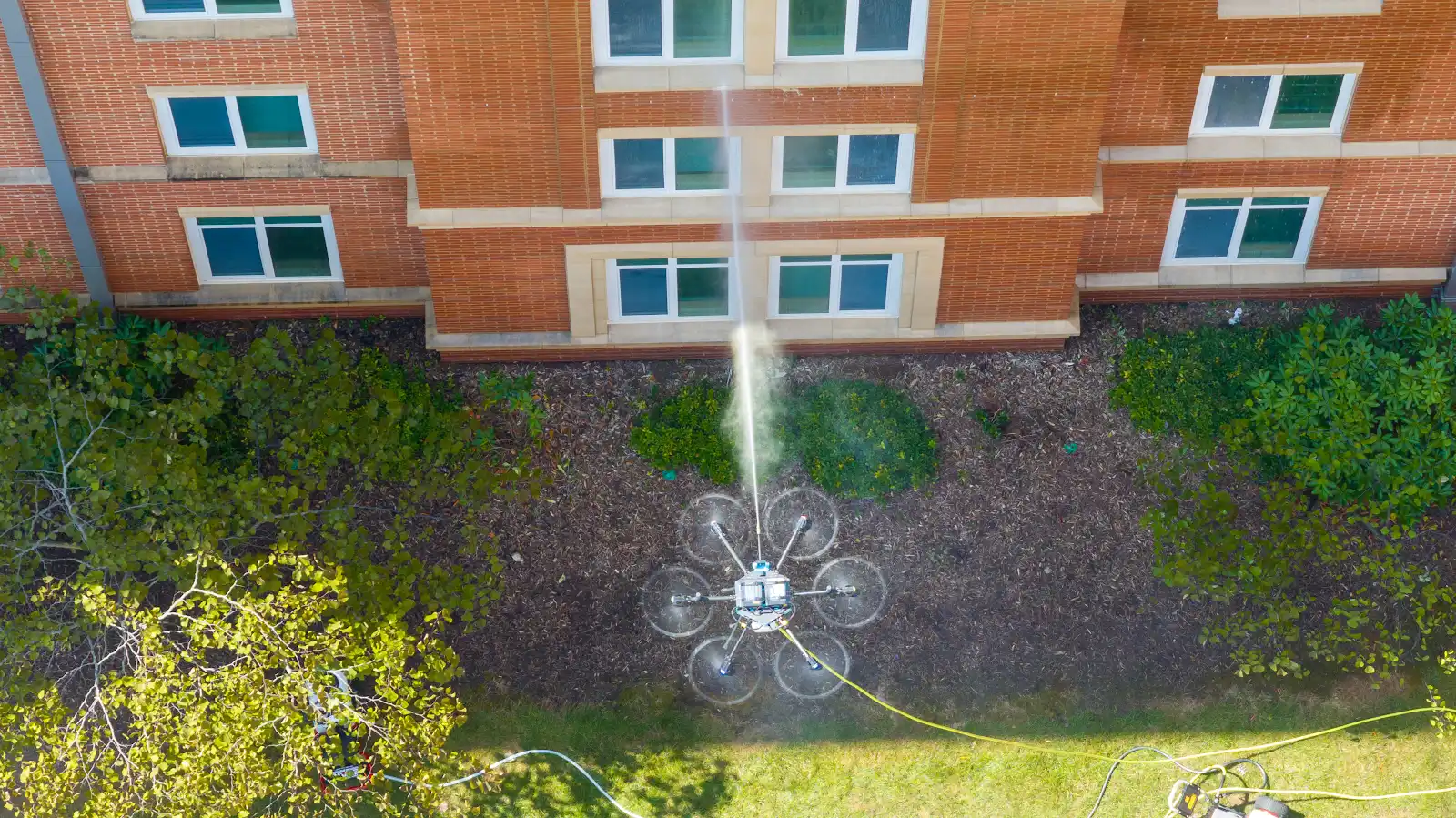 Taking Flight: Ideal Structures and Surfaces for Drone Cleaning